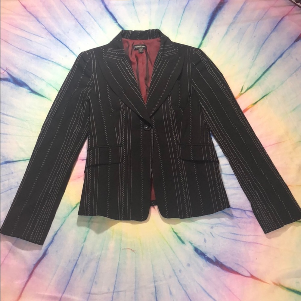 Bebe Blazer with Stitching